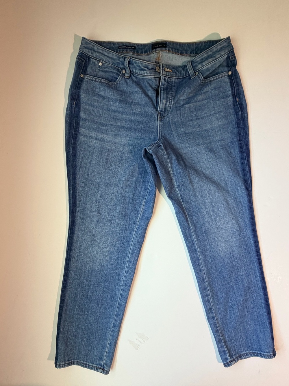 Talbots Straight-Leg Women's Jeans in Blue Denim